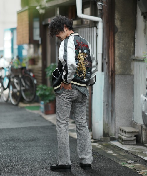 「improves」 スカジャン MEDIUM ブラック メンズ_画像7