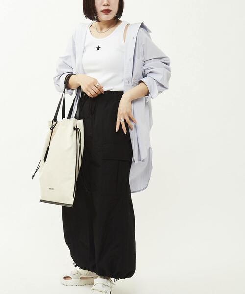 「CONVERSE TOKYO」 長袖シャツ FREE ホワイト レディース_画像3