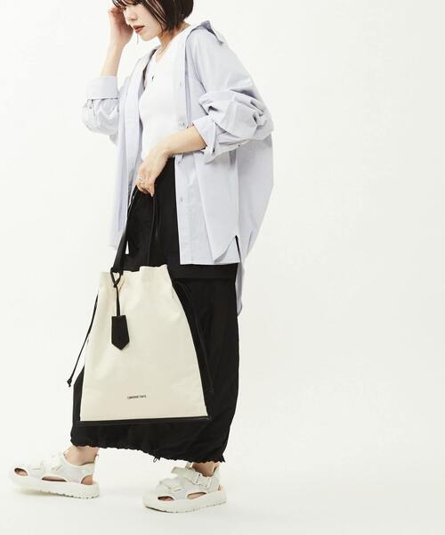 「CONVERSE TOKYO」 長袖シャツ FREE ホワイト レディース_画像4