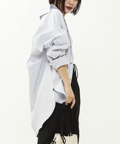 「CONVERSE TOKYO」 長袖シャツ FREE ホワイト レディース_画像5