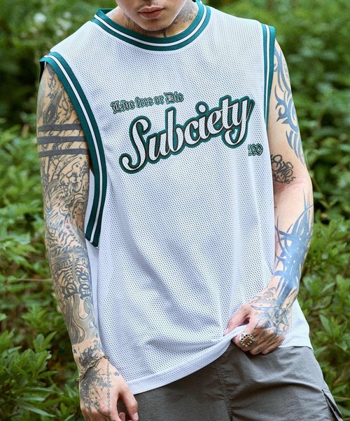 Subciety（サブサエティ） タンクトップ Tank top game shirt メンズ