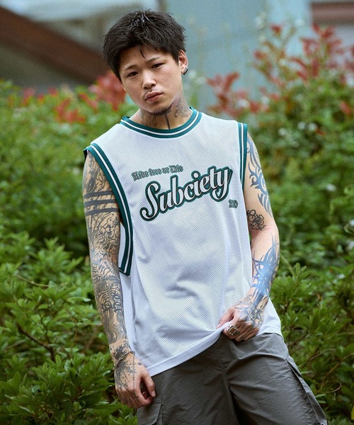 Subciety（サブサエティ） タンクトップ Tank top game shirt メンズ