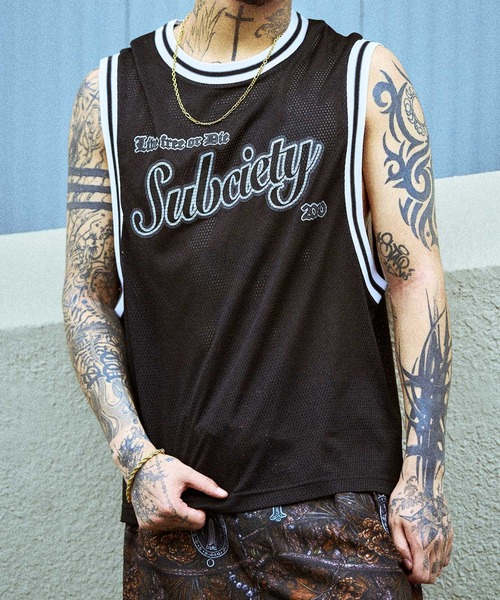 Subciety（サブサエティ） タンクトップ Tank top game shirt メンズ