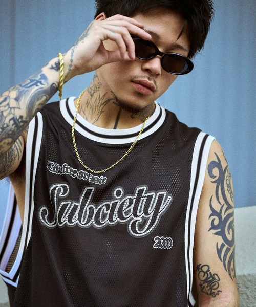 Subciety（サブサエティ） タンクトップ Tank top game shirt メンズ