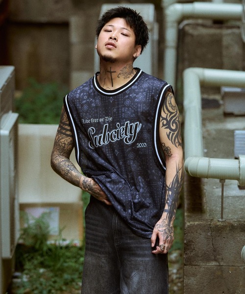 Subciety（サブサエティ） タンクトップ Tank top game shirt メンズ