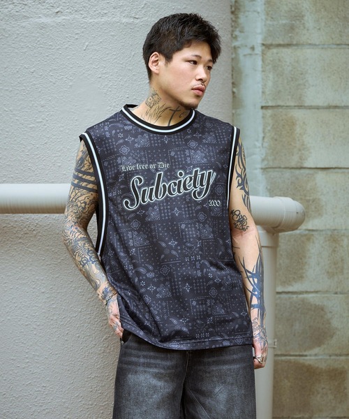 Subciety（サブサエティ） タンクトップ Tank top game shirt メンズ