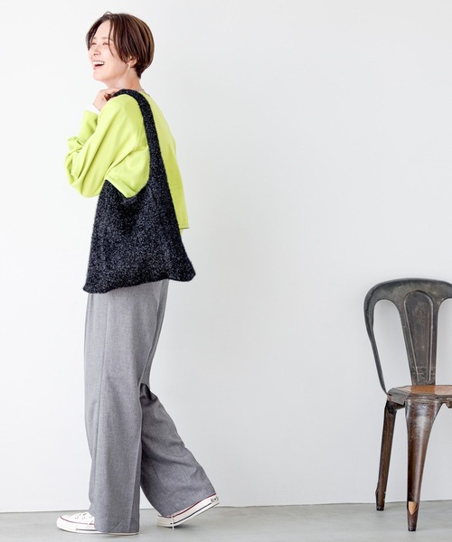 「LEPSIM」 パンツ MEDIUM グレー レディース_画像7