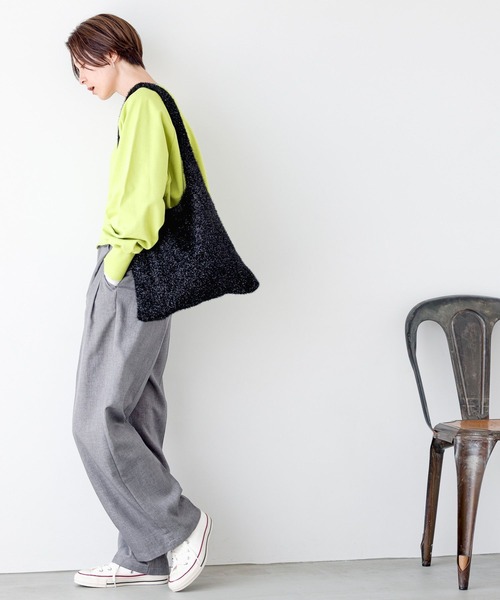 「LEPSIM」 パンツ MEDIUM グレー レディース_画像8