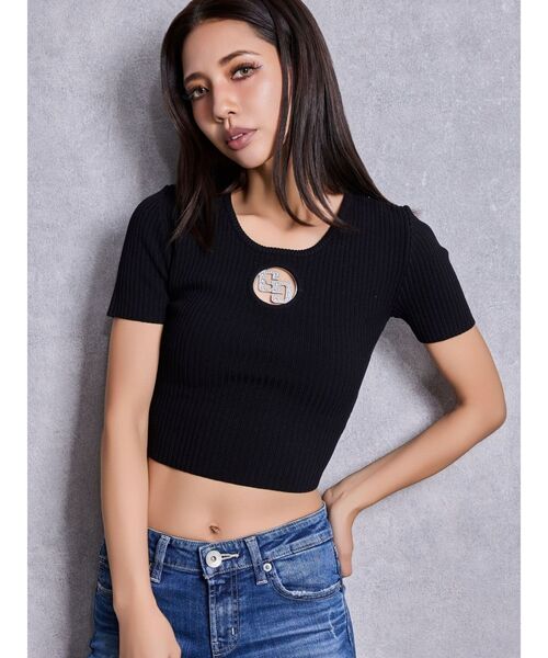 GYDA（ジェイダ） tシャツ 半袖 GG bijou MOLDニットトップス