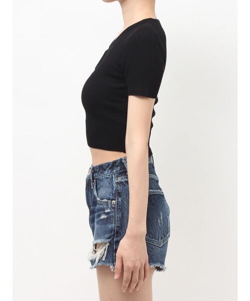 GYDA（ジェイダ） tシャツ 半袖 GG bijou MOLDニットトップス