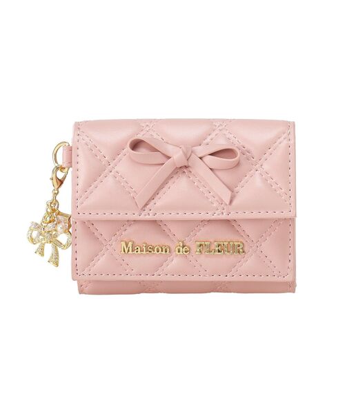 Maison de FLEUR（メゾンドフルール） 財布 リボンチャーム