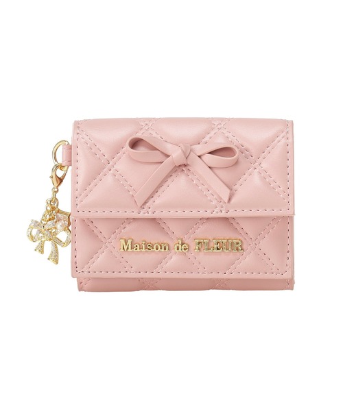 Maison de FLEUR（メゾンドフルール） 財布 リボンチャーム