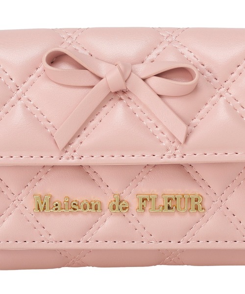 Maison de FLEUR（メゾンドフルール） 財布 リボンチャーム