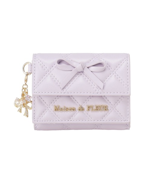 Maison de FLEUR（メゾンドフルール） 財布 リボンチャーム