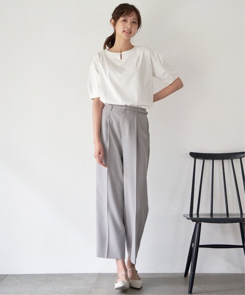 「IKKA LOUNGE」 パンツ L ネイビー レディース_画像2