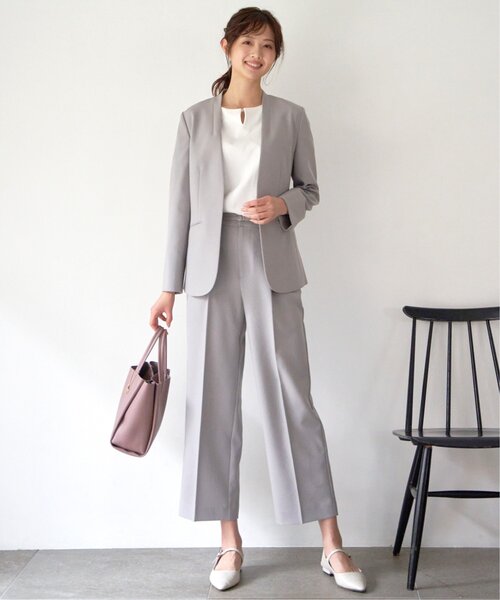 「IKKA LOUNGE」 パンツ L ネイビー レディース_画像4