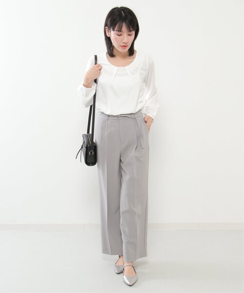 「IKKA LOUNGE」 パンツ L ネイビー レディース_画像8