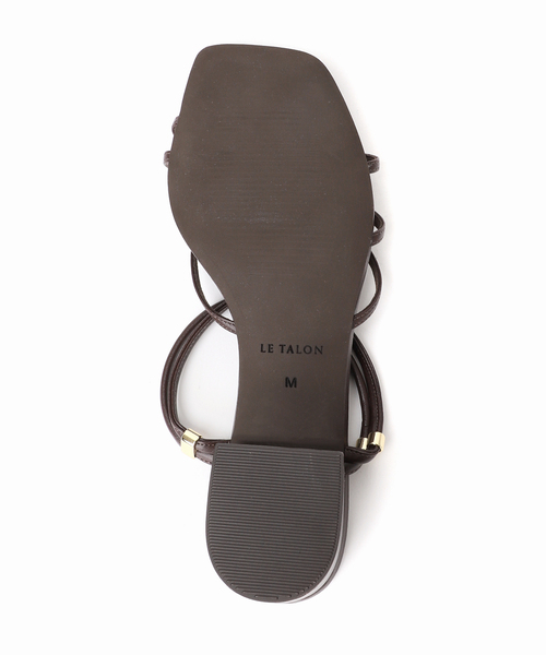 LE TALON（ル タロン） サンダル 「追加」3.5cmスクエア2WAYサンダル