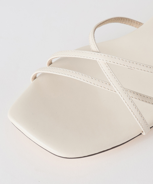 LE TALON（ル タロン） サンダル 「追加」3.5cmスクエア2WAYサンダル