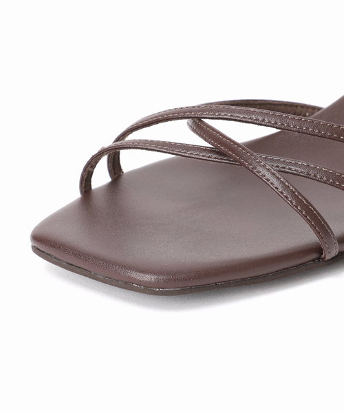 LE TALON（ル タロン） サンダル 「追加」3.5cmスクエア2WAYサンダル
