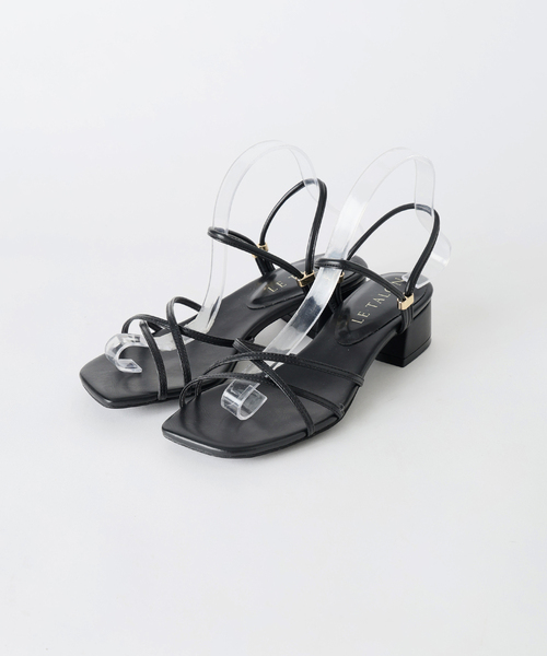 LE TALON（ル タロン） サンダル 「追加」3.5cmスクエア2WAYサンダル