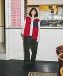 ベスト ジレ BOYSフリースリバーシブルベス...の詳細画像1