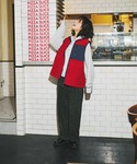 ベスト ジレ BOYSフリースリバーシブルベス...の詳細画像3