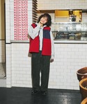 ベスト ジレ BOYSフリースリバーシブルベス...の詳細画像5