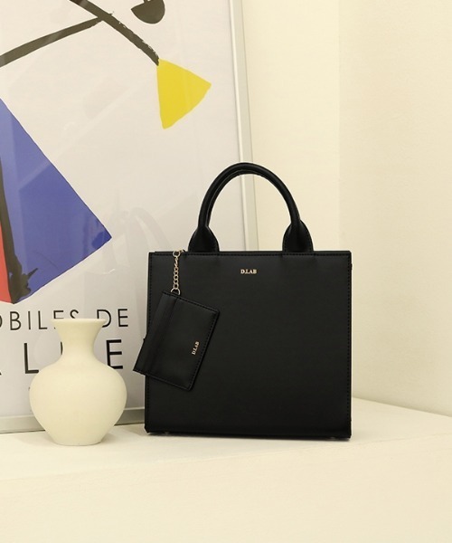 クです バッグ / D.LAB Marie bag [Tote bag + ZOZOTOWN PayPayモール店 - 通販 - PayPayモール ハンドバッグ マリーバッグ(トートバッグ inカードウォレット) クです