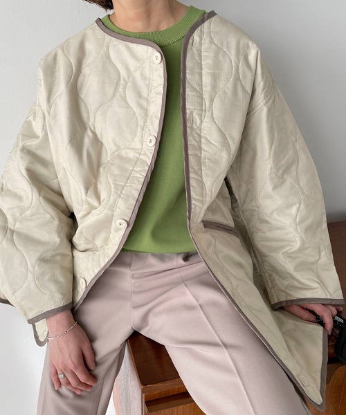 210nouve（トゥージュヌーヴ） ジャケット ノーカラージャケット