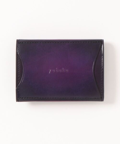 yuhaku（ユハク） コインケース 「YUHAKU/ユハク」本革 定期入れ