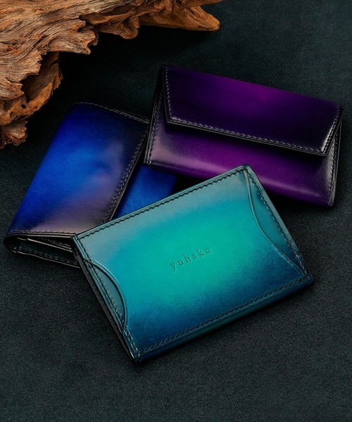 yuhaku（ユハク） コインケース 「YUHAKU/ユハク」本革 定期入れ 