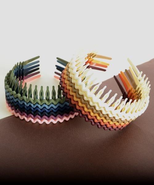 TONE SELECT GOODS カチューシャ 「float」マットカラー ギザギザ