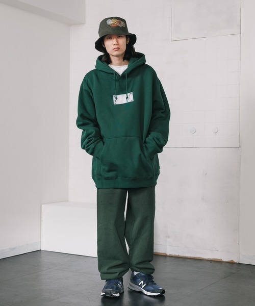 HUF フーディー HUF パーカー HUF(ハフ)/ボックスロゴプリント ワンポイント