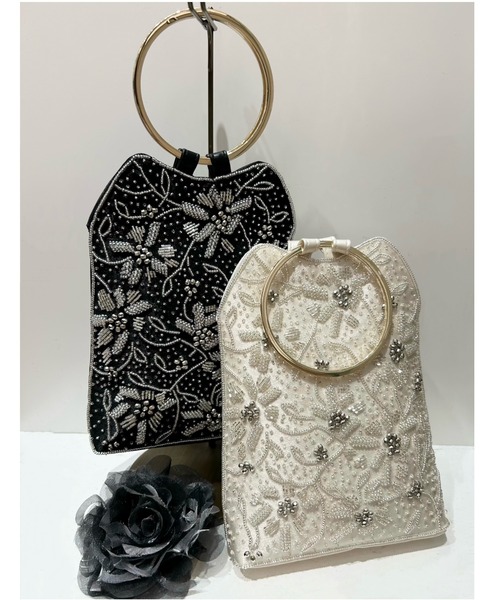 【Cupid Heart】2way仕様ビジューハンドルbag Cupid Heart（キューピッドハート） エコバッグ 「Cupid Heart」2way