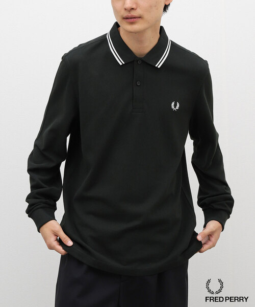 FRED PERRY ポロシャツ FRED PERRY 417別注 Textured Single Tipped Sh（ポロシャツ