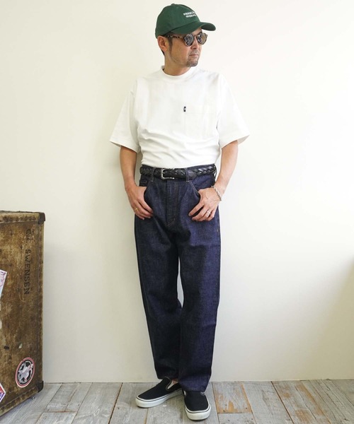 BROOKLYN OVERALL ジーンズ 13.5OZルーズシルエットデニムパンツ