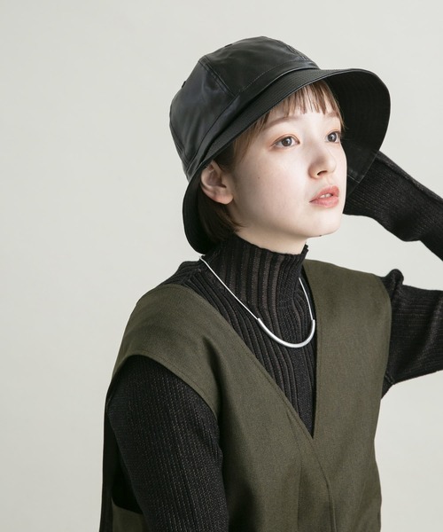 ラパフェ 帽子 レア ハット ラ・ダリア・ノワール クラシカルフェザー