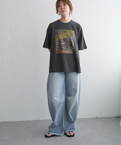 notch.（ファッション） tシャツ ピグメントキャラクターTシャツ