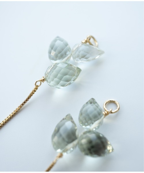 Meach. チャーム 「Meach.」14kgf/天然石チャーム-4/ピアス 