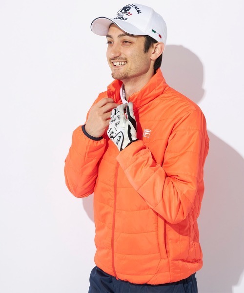 豪華ラッピング無料 FILA ゴルフ メンズジャケット（色：オレンジ系）の商品一覧 メンズウェア