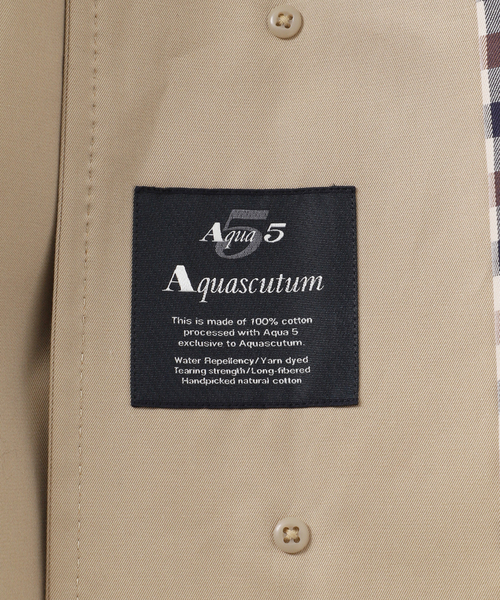 JOURNAL STANDARD コート カーキ 0277825M0079 Aquascutum ステンカラーコート コート for JOURNAL STANDARD EX
