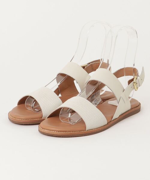 Clarks（クラークス） ホワイト サンダル　UK4.5/23.5cm Clarks（クラークス） ホワイト サンダル UK4.5/23.5cm - メルカリ