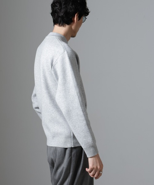 NANO universe セーター ニット シルク混モックネックニット メンズ  