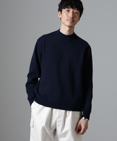 MARGARET HOWELL カシミヤシルク混 モックネックニット NANO universe セーター ニット シルク混モックネックニット
