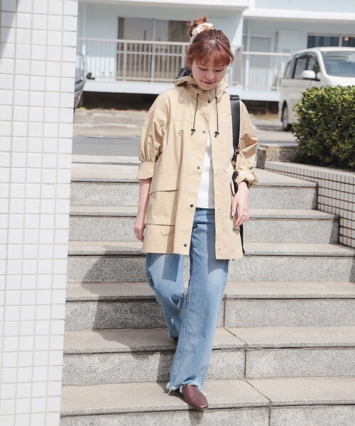 B：MING by BEAMS ブルゾン アウター 撥水 コットンナイロン
