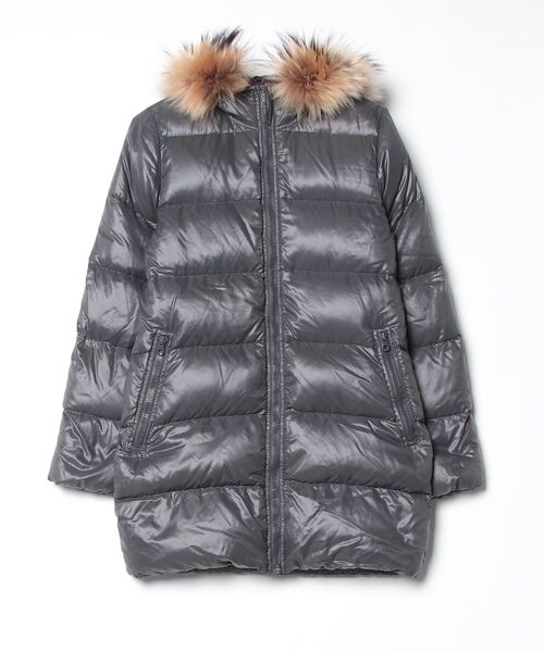 【新品】レディースダウンコート　デュベティカ DUVETICA（デュベティカ） ダウンコート 40 グレー レディース