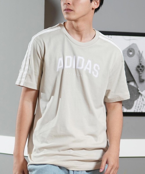 adidas tシャツ adidas/アディダス 半袖Tee/半袖Tシャツ スリー