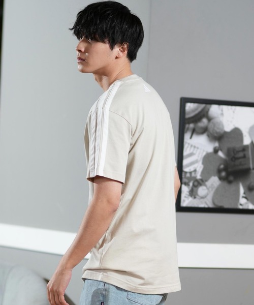 tシャツ adidas/アディダス 半袖Tee/半袖Tシャツ スリーストライプ 吸汗速乾 ユニセックス KPJ36 メンズ レディース | adidas | 11