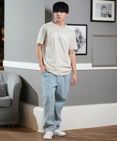 tシャツ adidas/アディダス 半袖Tee/半袖Tシャツ スリーストライプ 吸汗速乾 ユニセックス KPJ36 メンズ レディース | adidas | 14